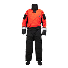 MSD639 Sentinel™ Series - Lightweight Boat Crew Dry Suit - Drop Seat Relief Opening General Orange-Black