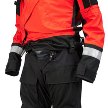 MSD638 Sentinel™ Series - Lightweight Boat Crew Dry Suit - Front Relief Opening General Orange-Black