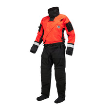 MSD639 Sentinel™ Series - Lightweight Boat Crew Dry Suit - Drop Seat Relief Opening General Orange-Black