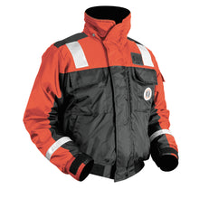 MJ6214T1 Classic Flotation Bomber Jacket with Reflective Tape Orange-Black